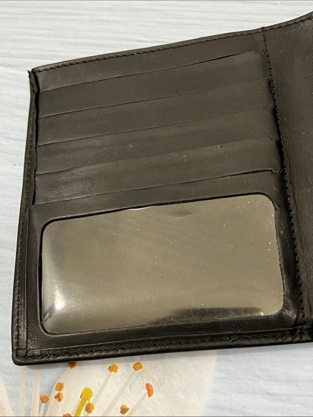 🦆 DOONEY & BOURKEY 90’S AWL PEBBLE TRIFOLD BLACK KISSLOCK POUCH COIN BAG VINTAGE